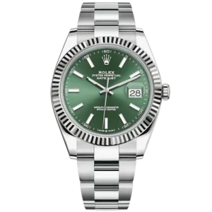 Rolex Datejust Ref. 126234 36MM Mint Green Dial on Oyster/Fluted Bezel