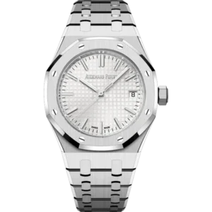 Royal Oak Selfwinding 50th Anniversary 37MM Stainless Steel Bracelet Silver-Toned Dial With Grande Tapisserie Pattern Stainless Steel Case