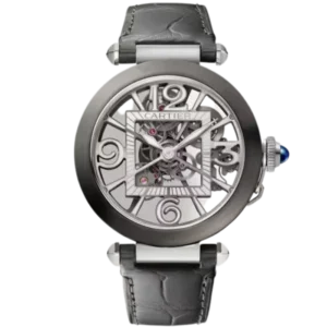 Pasha de Cartier Skeleton 41 MM black adlc steel