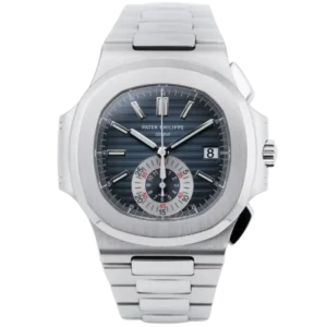 Patek Philippe Nautilus Ref. 5980/1A-001 Stainless Steel Chronograph Blue Dial