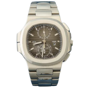 Patek Philippe Nautilus Ref. 5990/1A Stainless Steel Travel Time Grey Dial